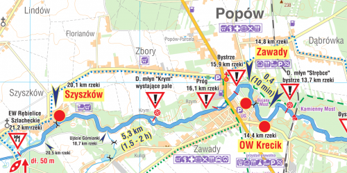 Szyszków - Zawady - schemat